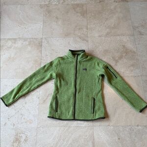 Patagonia Green Sweater Fleece Jacket
